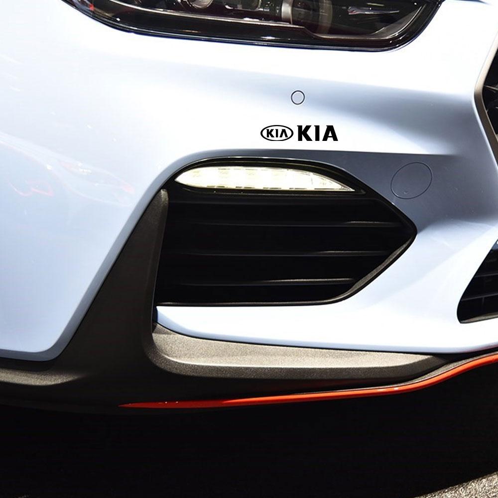 4Pcs Car Decoration Car Door Vinyl Logo Body Trunk Badge Stickers Decal For Kia Sportage 3 Rio K2 Ceed Carnival Picanto Soul EV6