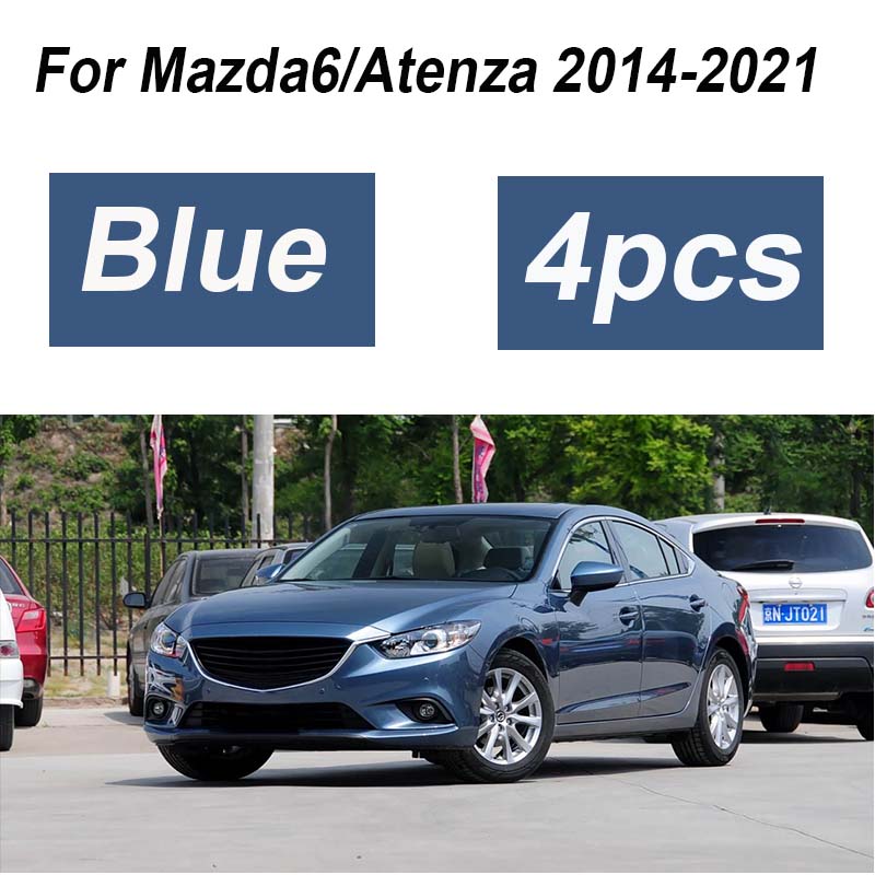 4PCS Painted For Mazda6 2017 Accessories 2014- Front Mud Flaps Rear Muds Guards Flaps Fenders Flares Wheels Car Accessories
