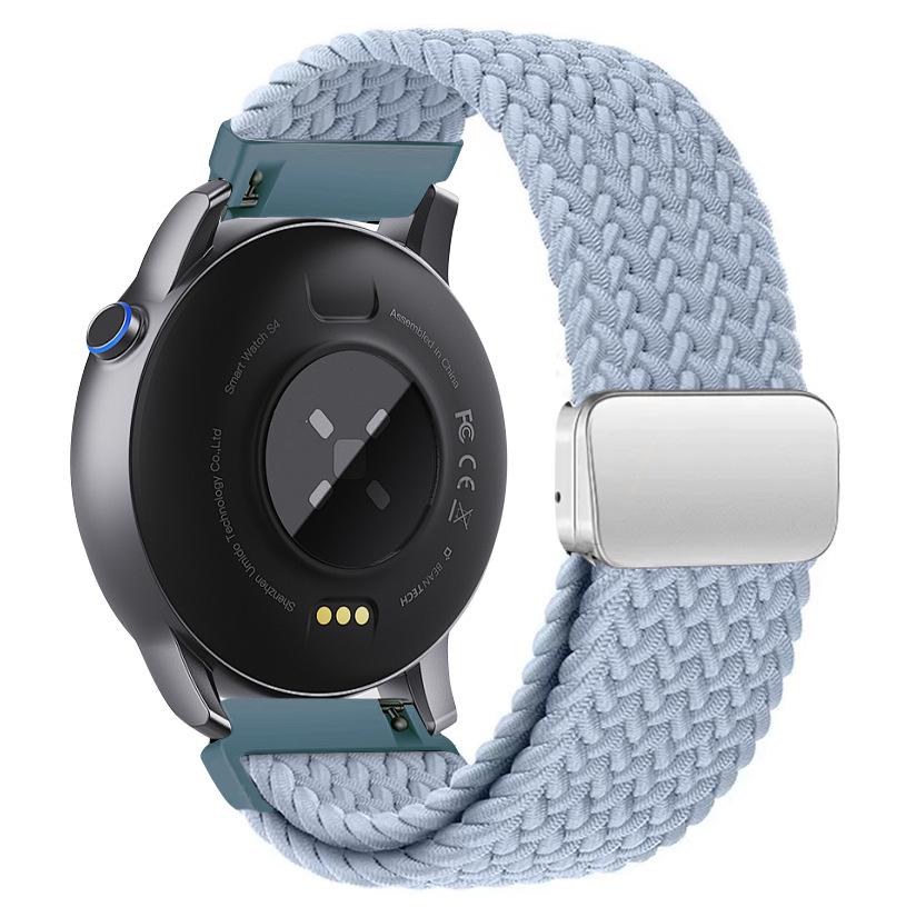 Universal Woven Nylon Magnetic Buckle Watch Band for Huawei/Samsung - 18mm, 20mm, 22mm