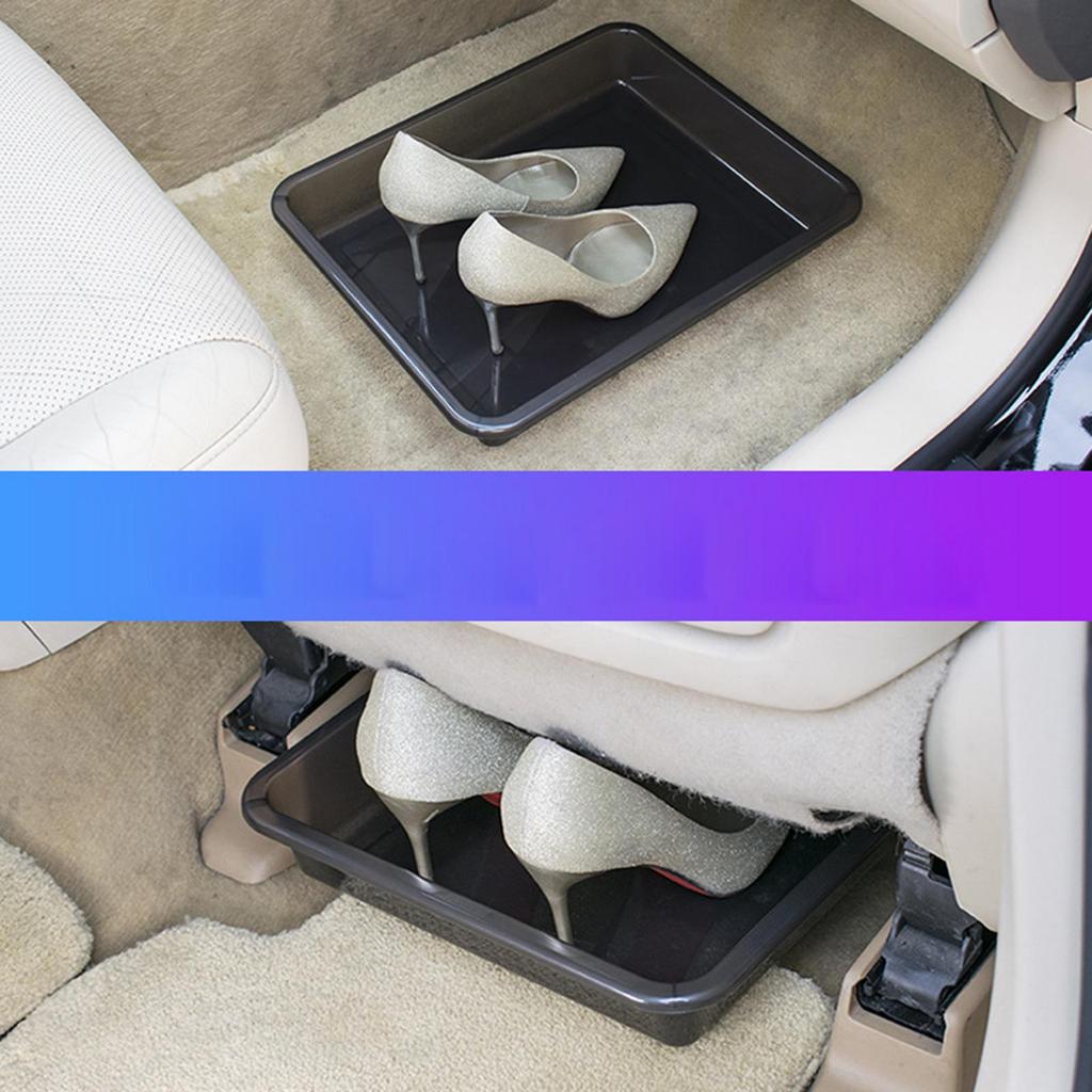 Hidden Organizer Tray Drawer under Seat Car Storage Box Easy to Install Bin for Cup Trucks