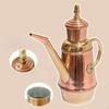 Kobber Oljedispenser Krydderkrukke 450ml Beholder Retro Design Håndlaget Oliven