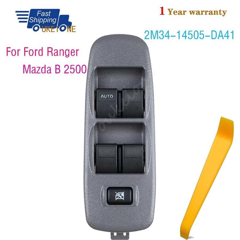 2M34-14505-DA41 For Ford Ranger 1996-2006 Mazda B 2500 Front Left Master Driver Side Window Door Power Switch 2M3414505DA41