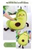 Avocado Plush Hugging Pillow - Green Fruit Doll Sleep Cushion