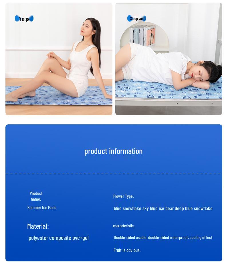 Sofa Ice Pad: Summer Cooling Water Mattress for Dorms