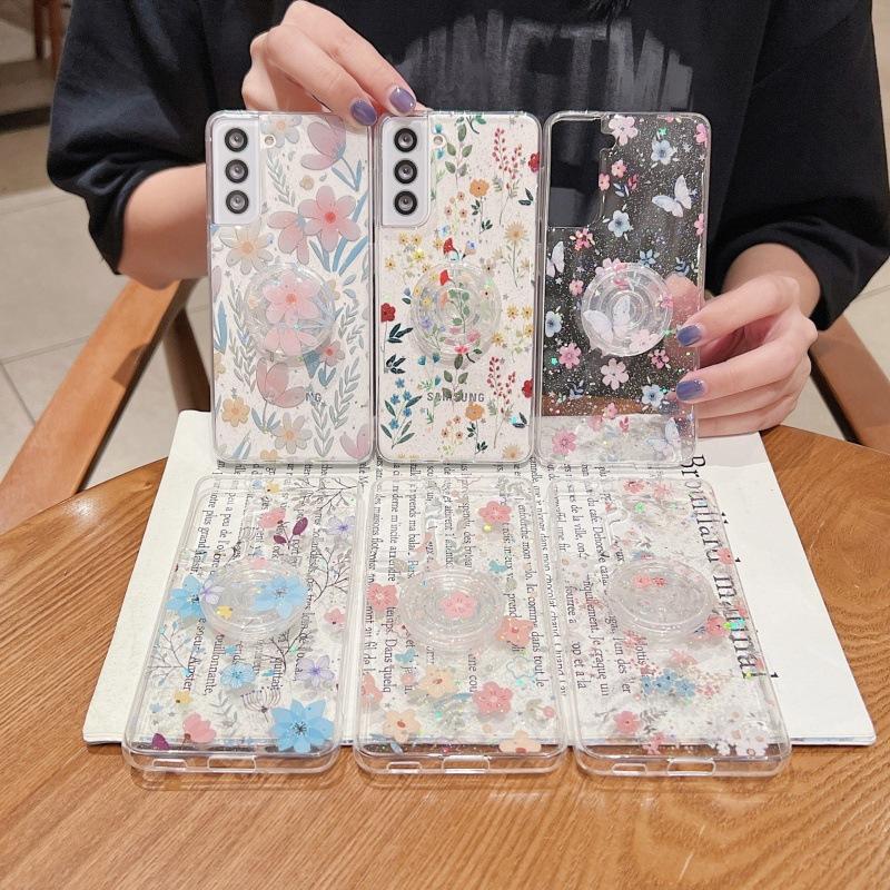 Japan and South Korea small floral S11ultra mobile phone case on Samsung A11/A11/A11 transparent bracket S11FE