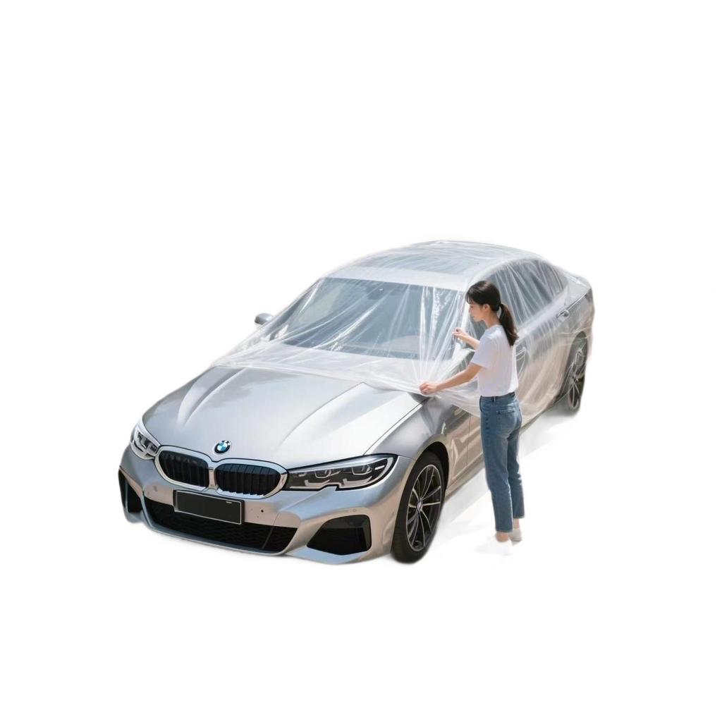 Spot Disposable Car Cover: Rainproof, Anti-fouling, Anti-bird Droppings, Fallen Leaves Protection, Thickened Dustproof Film.
