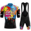 2026 Summer Breathable Cycling Suit, Short-sleeved Mountain Bike Cycling Suit, Summer Slim-fitting Row Breathable Men's Cycling Sports Suit