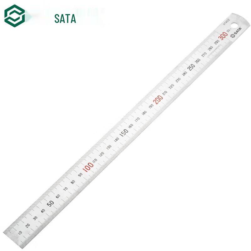 SATA Steel Straight Ruler 300mm
