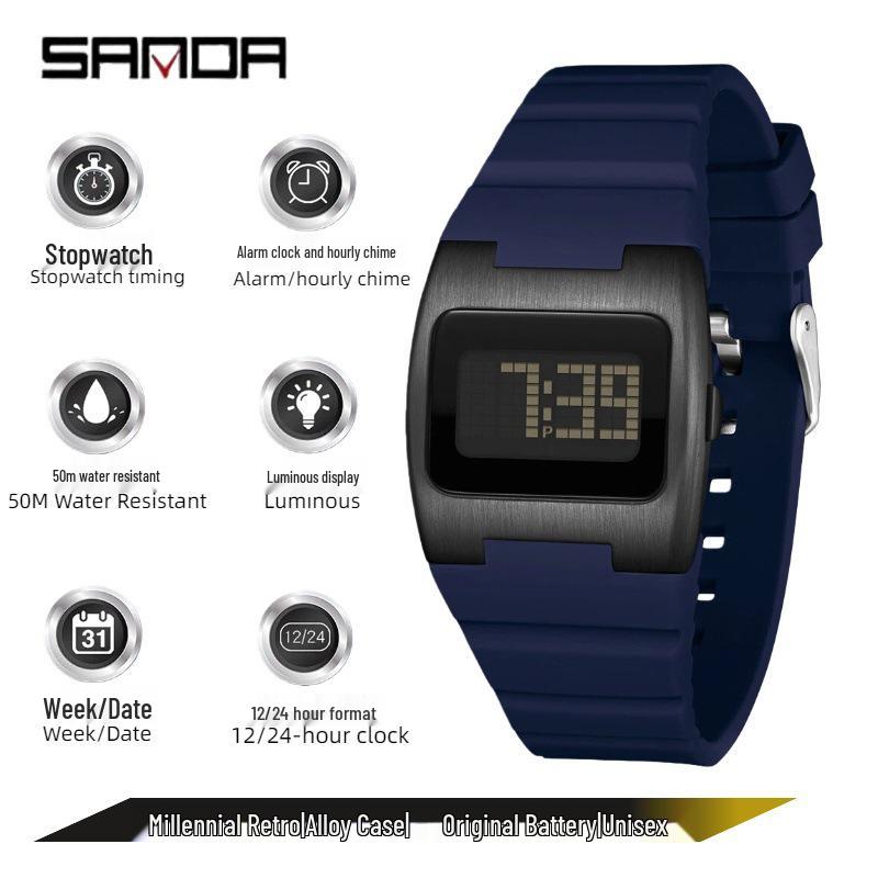 

SANDA Waterproof Luminous Multi-Function Retro Watch for Men & Women