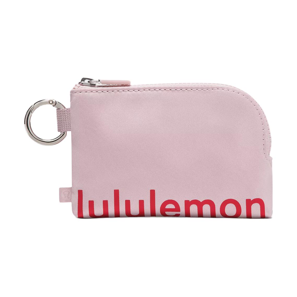 

Lululemon Classic Fashion Polyester Card Holder Women Accessories Pink Desert-Red LW9EFFS-069421 Pink Mist & Desert Red