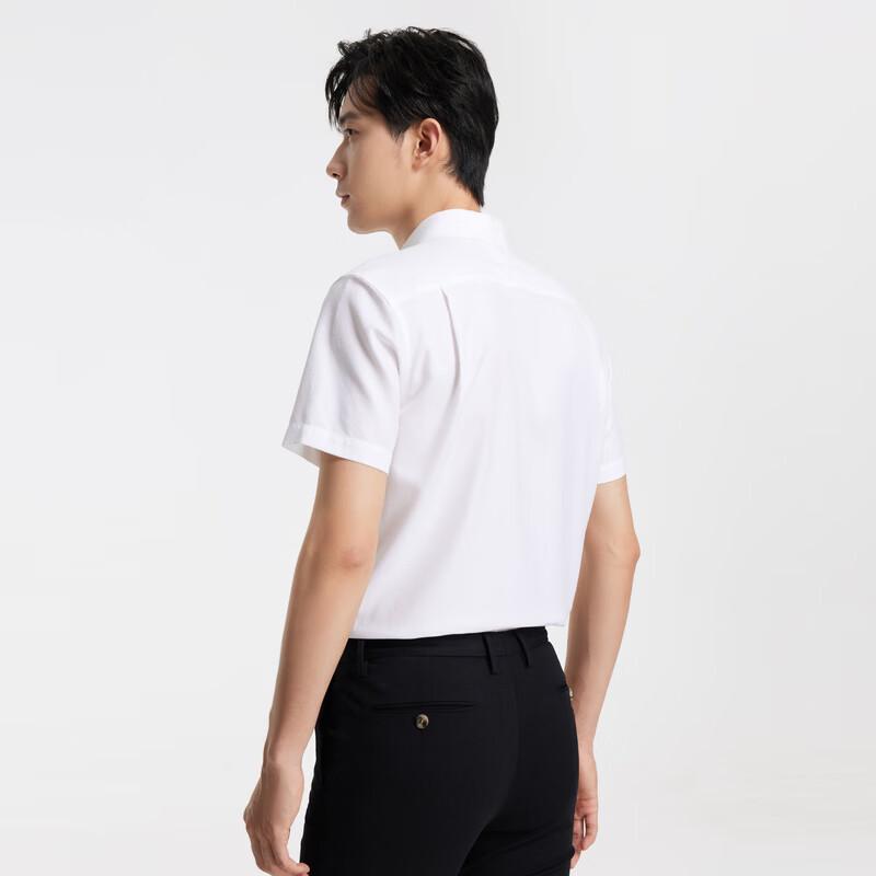 KingDeer Men's Easy-Care Non-Iron Short Sleeve Shirt