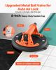 Vacuum Suction Cup, 203 mm Vacuum Glass Lifter with Metal Handle, 195 kg Max Lifting Capacity Tile Suction Cup Tool with Carrying Case for Lifting