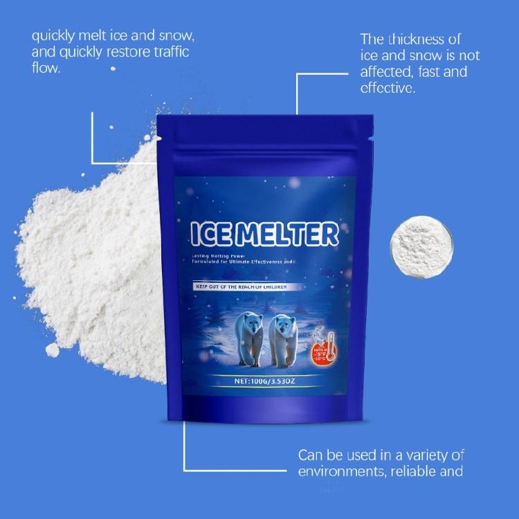 Ice and Snow Melter Sodium Chloride Formulas Fast Acting Ice Melter Melting Ice on Sidewalks,Driveways,and Parking Lots
