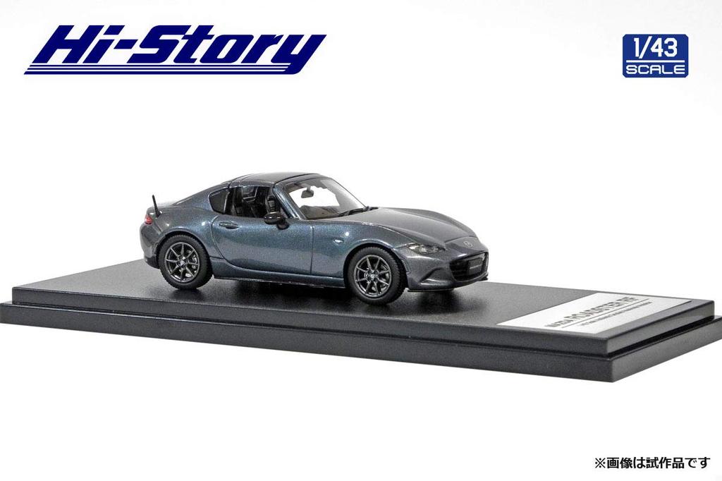 Inter Allied Hi Story Scale Mazda Roadster RF RS Polymetal Gray Metallic Finished Model HS255PG 1/43 (2020)