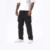 New quick-drying overalls men's American parachute pants high waist wide legs casual sports trousers
