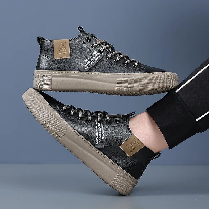 Повседневная мужская обувь из натуральной кожи для взрослых. Роскошные деловые туфли — фото 7