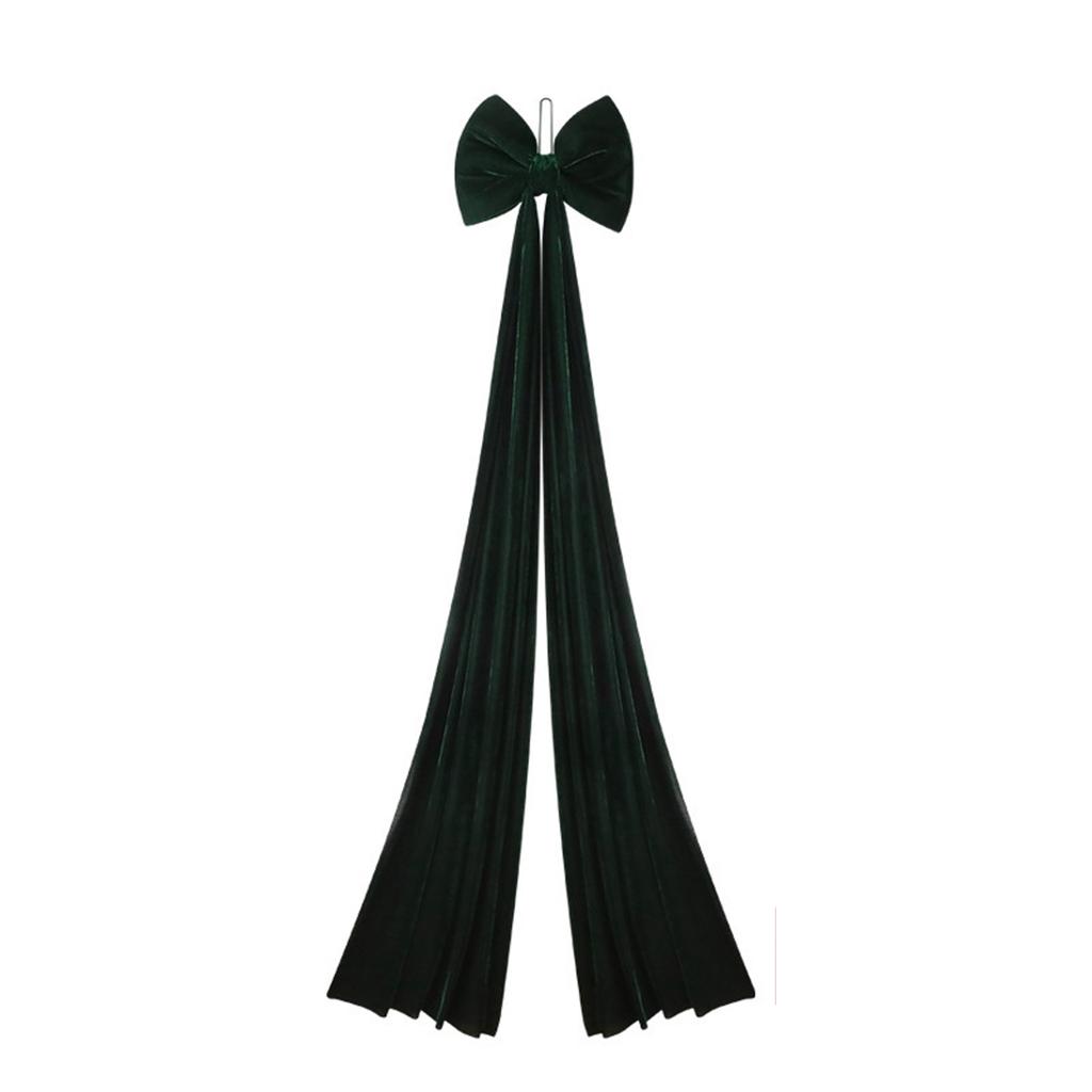 1PC Large Velvet Christmas Bow Christmas Tree Decoration DIY Craft Party Supplies Red Christmas Decoration Home Decor New Year