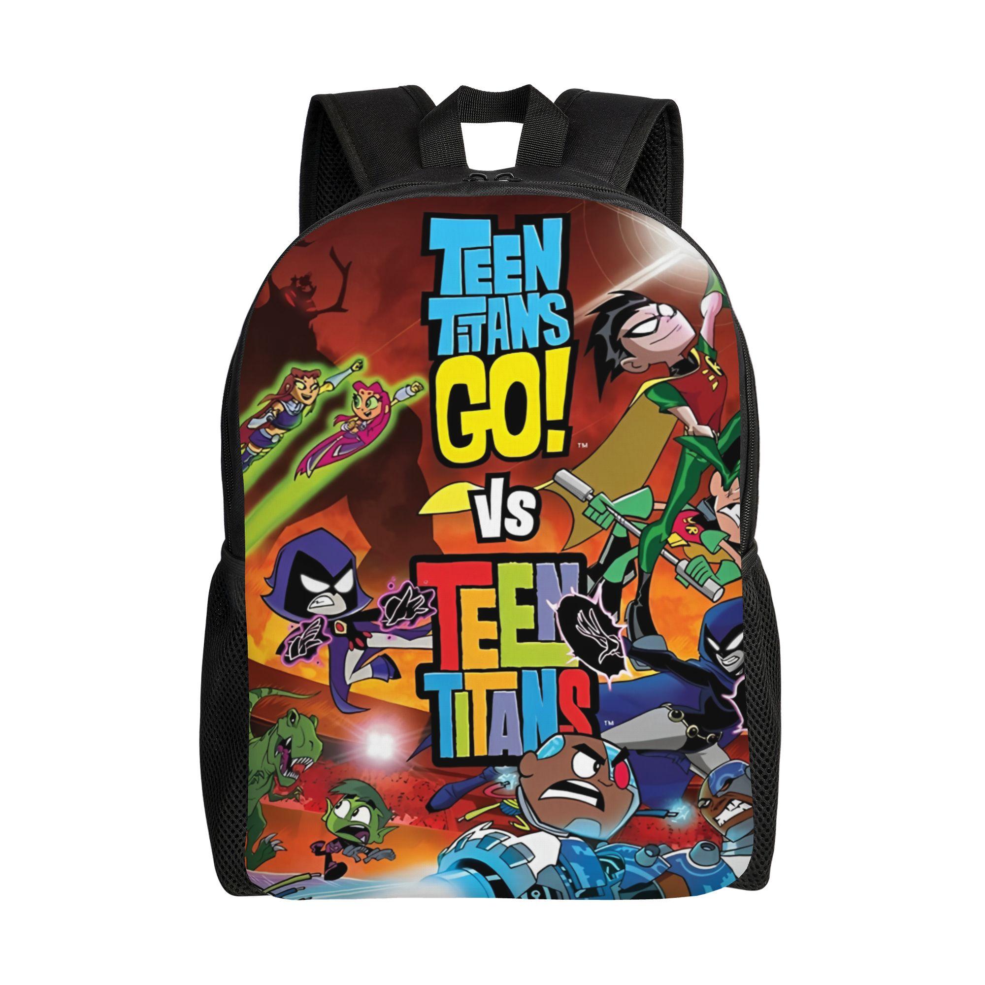 Teen Titans Go Raven's Emoticlones Rugzak voor Mannen Vrouwen Casual Student Zakelijke Dagrugzak College Schoudertas Outdoor