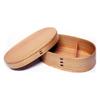 Miyoshi Lacquerware Shop Magewappa Bento Akita Cedar Traditional Stylish Lunch Made In Japanese Natural Modern Japanese Present Box, Medium, 650ml,