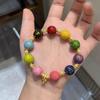 [Colorful Streamer] Colorful Beaded Bracelet Guochao New Chinese High-value Versatile Bracelet Niche Design Jewelry