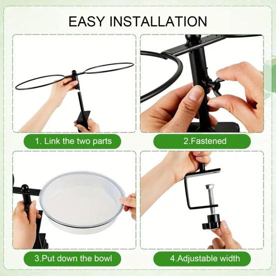 Deck Bird Feeder Tray Detachable Mesh Feeder Tray with Water Bowl Deck