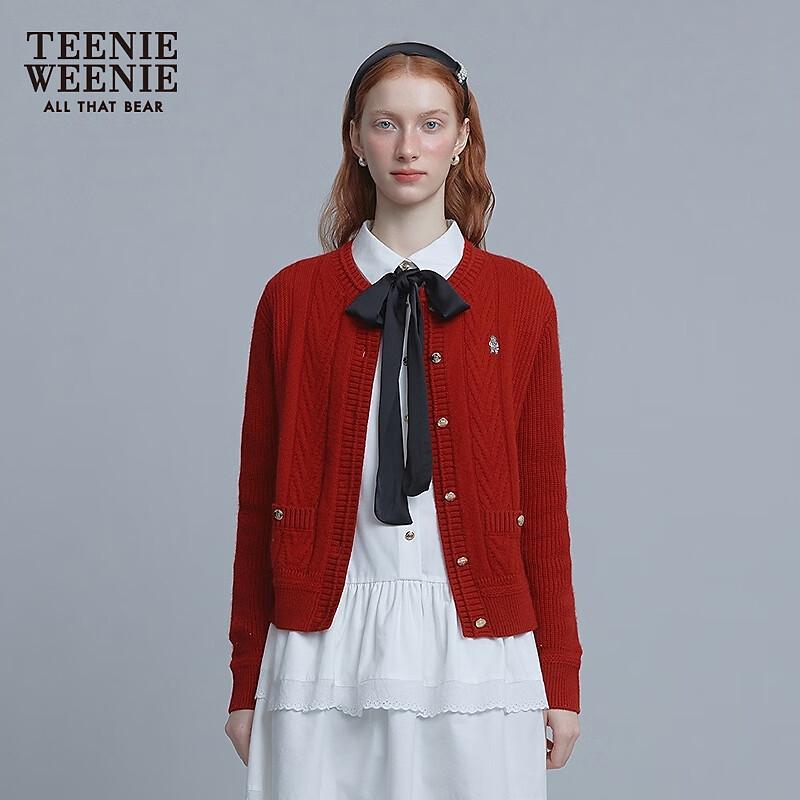 

Teenie Weenie Women s Detachable Collar Knit Cardigan M