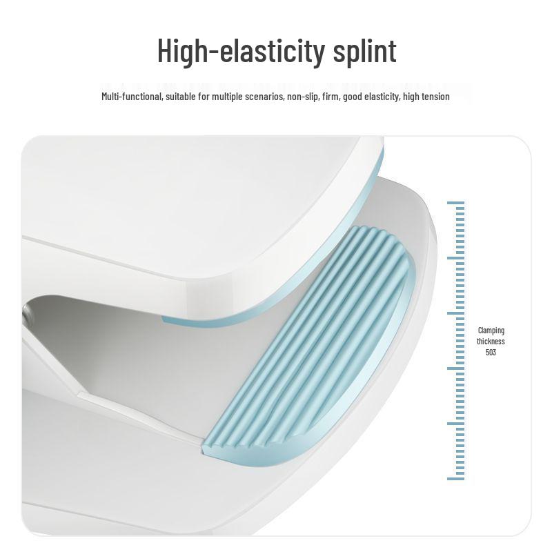 Silent USB Rechargeable Clip-on Desk Fan with Strong Wind for Dorms, Bedside & Office