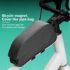 Schnellmontage Fahrrad Oberrohrtasche Großer Stauraum Wasserdicht Sicher mit Befestigung für Fahrradzubehör Wesentlich Magnetverschluss