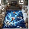 Erling Haaland Printed Crystal Velvet Rug Non‑Slip Crystal Velvet Carpet For Sofa Bedroom Indoor Home Decoration