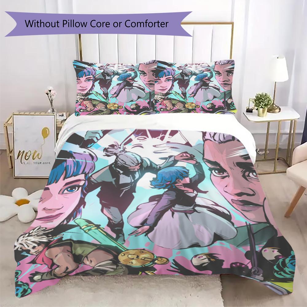 Arcane Season Pattern Bedding,Quilt Set Quilt Cover Pillowcase Home Birthday Gift (1*duvet cover+2*pillowcase,without core)XSJT0917103