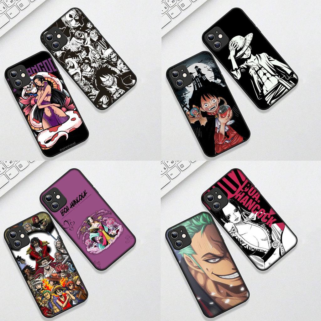 Cover for Apple iPhone 17 16 Plus 13 12 Pro Max Mini X XR Xs ProMax 16E 15+ 17+ Air Phone Case Zoro One Pieces Luffy Boa Hancock