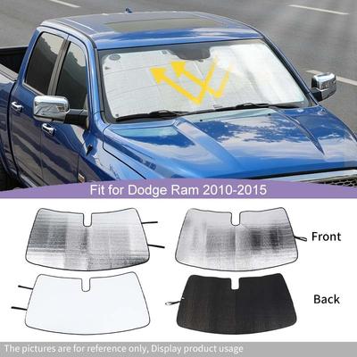 Car Front Windshield Sunshade Window Shade Foldable Sun Visor Cover Fit For Dodge RAM 2010-2015 Car Interior Accessories