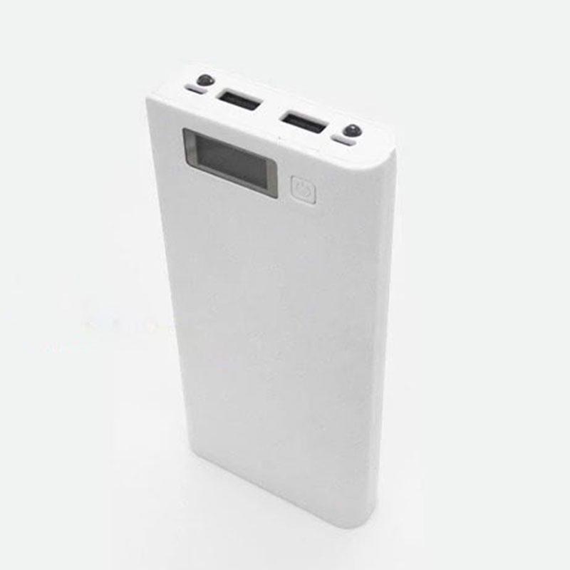 Portable External Dual USB Power Bank Box DIY 8-Slot 18650 Battery Case