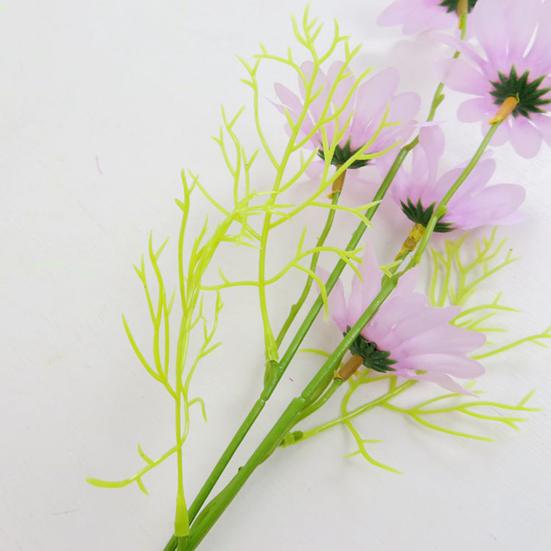 Artificial Flowers UV Resistant Fake Wildflowers with Stem for Indoor Outdoor Porch Patio