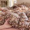 2025 New Style Summer Bedding Set: Double Layer Gauze Bed Sheet & Duvet Cover, Dormitory Four-Piece Set
