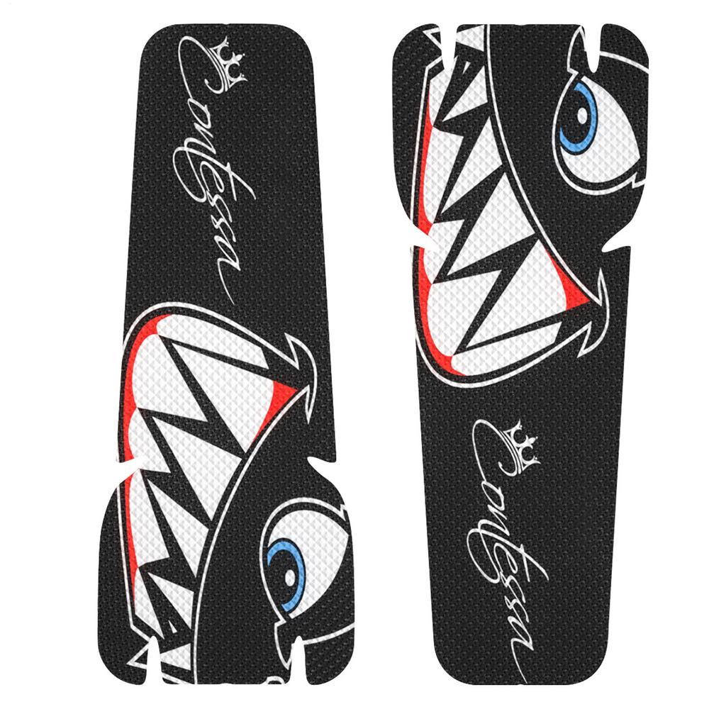 

bike Handlebar Sticker 3D PVC Road Bike Handlebar Tape Scratch Resistant Shark print Mountain Bike Handlebar Protective Stickers синий