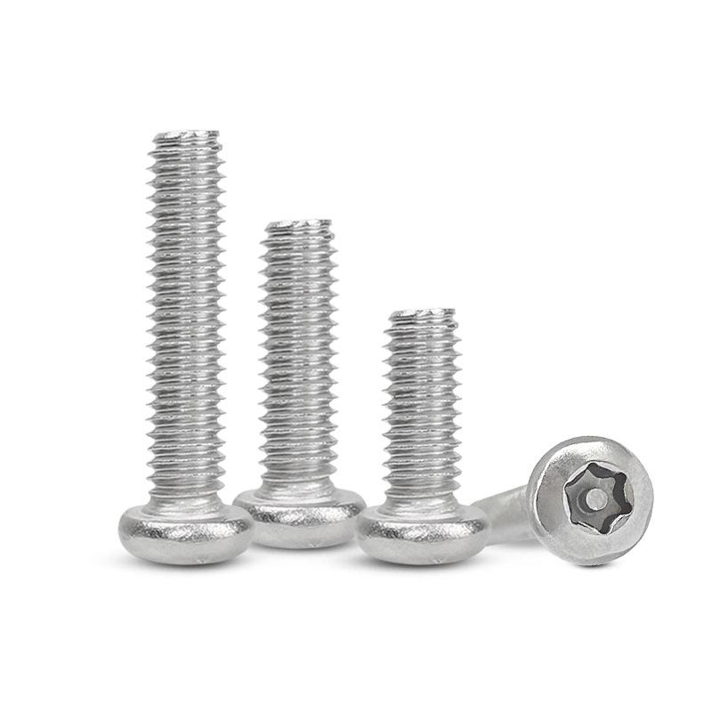 Vite Antifurto Rotonda Torx con Testa Esagonale Interna a Fiore in Acciaio Inossidabile 304 (M2M4M5M6M8)