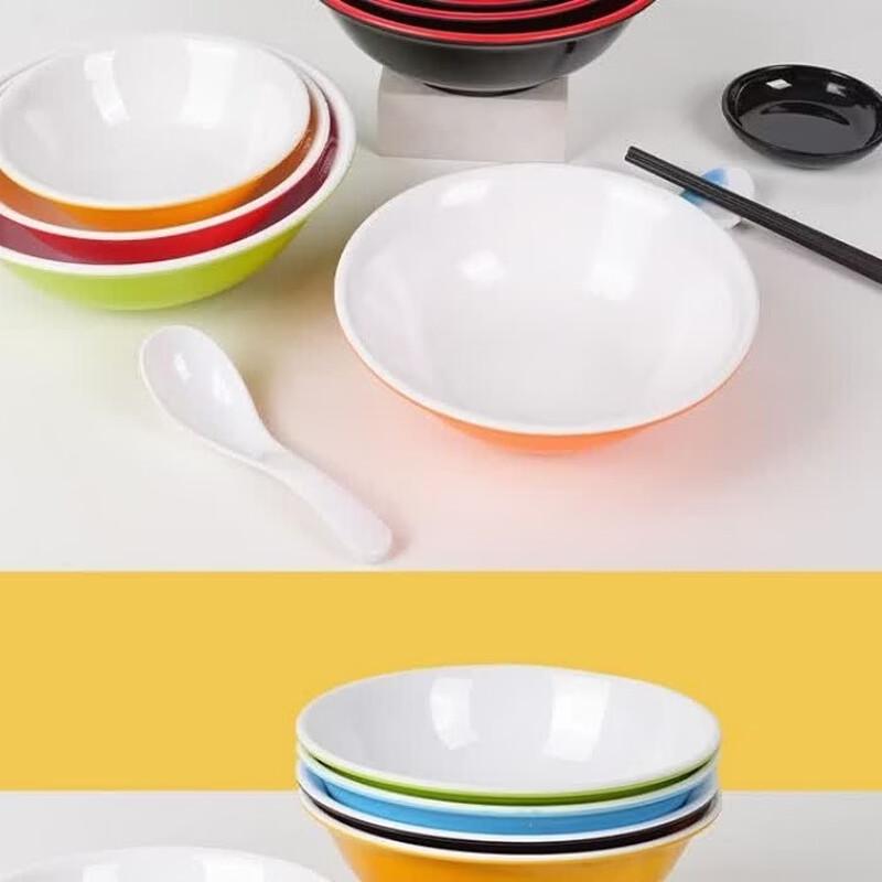 Dairuien Melamine A5 Imitation Porcelain Soup & Porridge Bowl