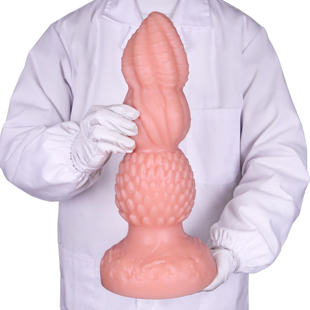 Extra Large PVC Soft Dildo Fisting Butt Plug Masturbator Anal Dilator Adult Sex Toy Big Dick Strap On Penis
