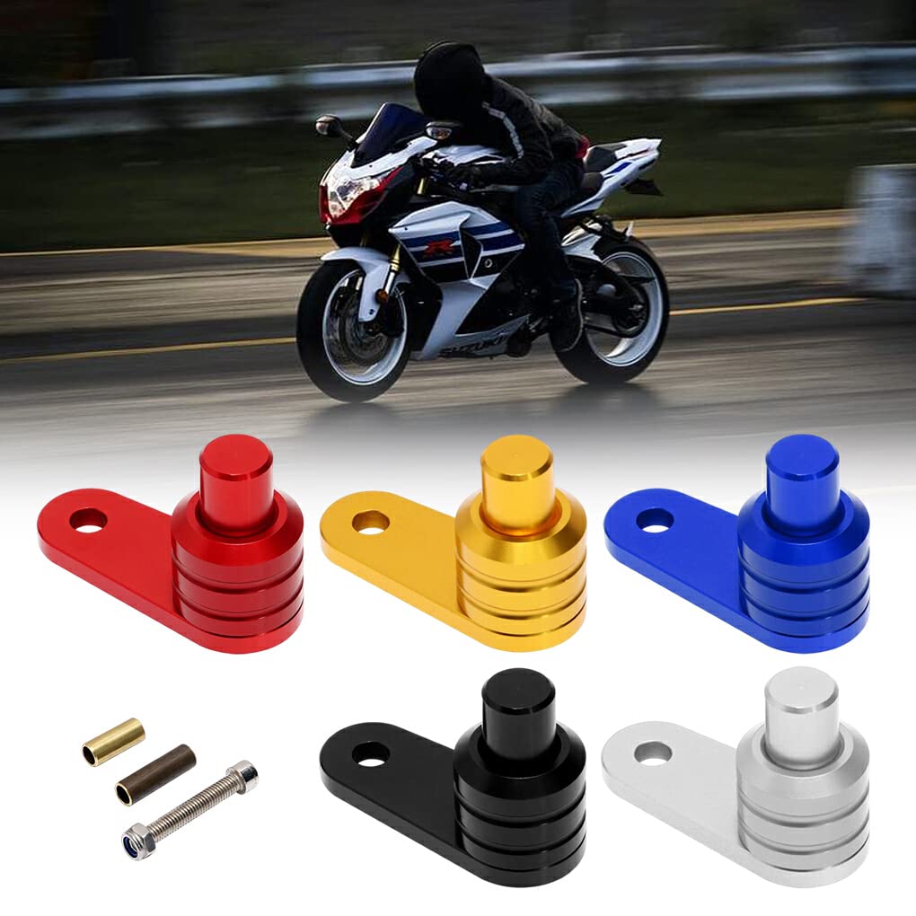 Generic Motorcycle Brake Lock Switch Parking Button Lever Repair Upgrade Red, Blue