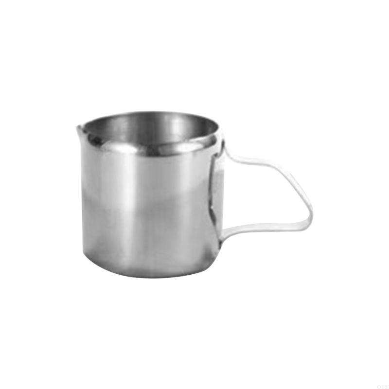 Stainless Steel Espressos Frothing Cup Milk Frother Pitcher Milk Frothing Jugs Latte Pitcher for Home Kitchens and Cafes
