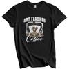 Art Teacher Fueled By Coffee Funny T-Shirt Gift for Art Teacher