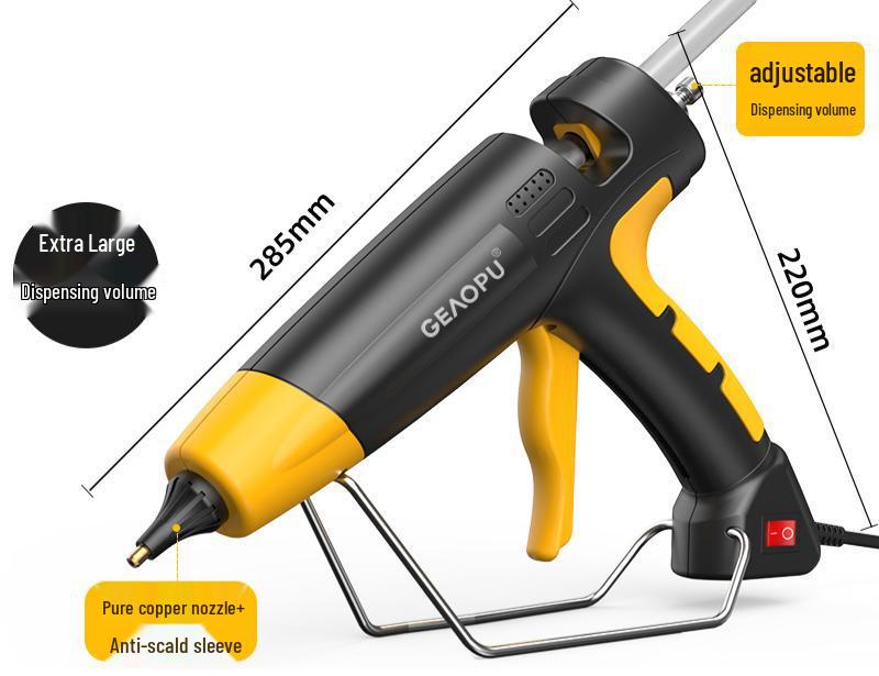 Adjustable Temp Hot Melt Glue Gun - DIY Electric Handy Tool for Crafts and Home Projects
