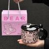 High Value Ceramic Mug with Lid To Give Girls Birthday Gifts Practical Cups Bestie Souvenirs Men