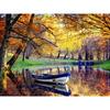 5D DIY Diamantová malba Krajina Diamantová mozaika Podzimní strom Šití drahokamu Plný kulatý diamantový křížový steh Domácí dárek