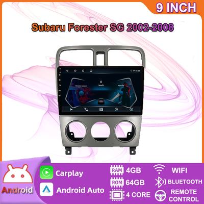 Car Radio Carplay For Subaru Forester SG 2002-2008 Android Multimedia Video Player GPS Navigation WIFI 4+64GB