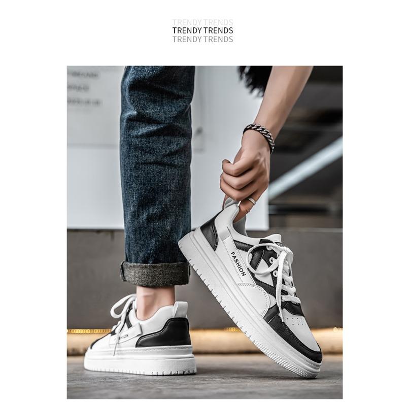 Men's New Low-top Fashion Casual Height-increasing Skate Shoes, Versatile Sports Sneakers for Spring and Autumn