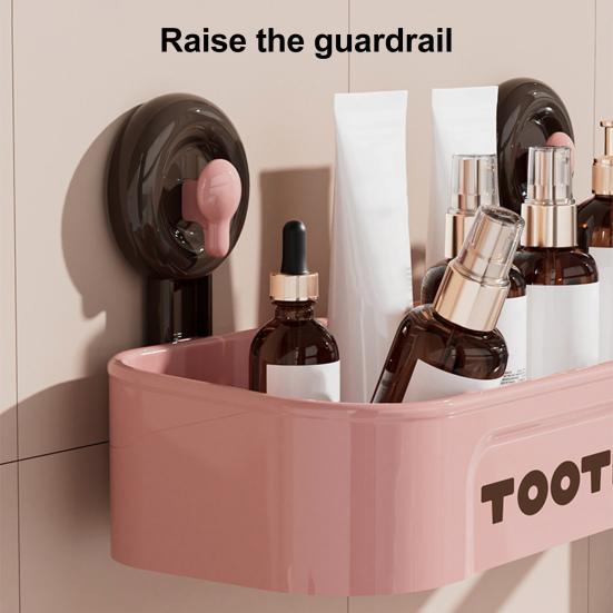 Storage Holder Drain Rack with Suction Cup Easy to Install
