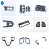 ABS Car Window Lift Button / Head Lamps / Air AC / Armrest Box Anti Kick Panel Cover Trim Accessories For Isuzu D-Max