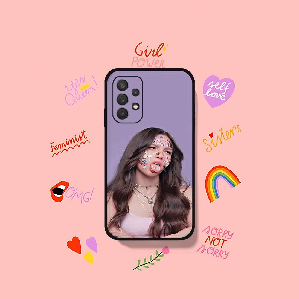 

O-Olivia Singer Rodrigo-S Phone Case Slim Shockproof Case For Samsung S24/S25/S22/S30/Note20/Lite/Ultra/5G/Plus/FE S20fe